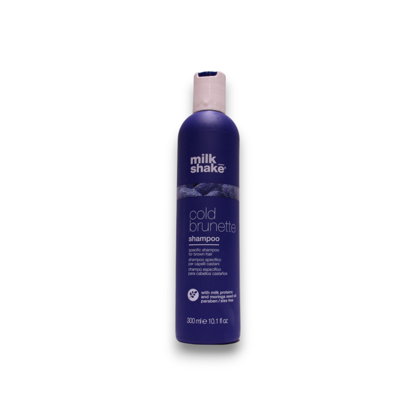 Milk Shake Milk Shake, Cold Brunette, Moringaöl, Haarshampoo, Entfernen Sie warme Töne – Rot/Orange, 300 ml Regular