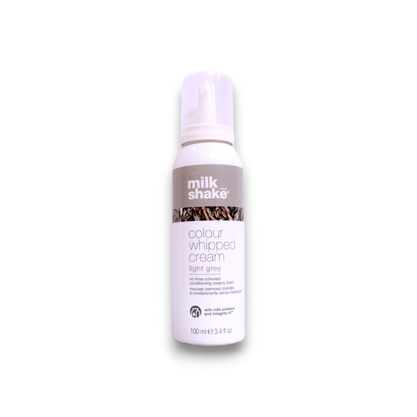 Milk Shake Milk Shake, Colour Whipped Cream, Biologische Fruchtextrakte, Leave-In Haarfarben-Mousse, Light Grey, 100 ml Regul