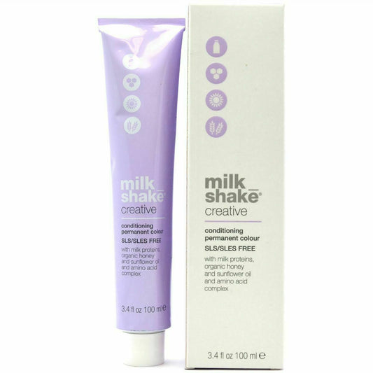 Milk Shake Milk Shake, Creative, Ohne SLS/SLES, Permanente Haarfarbe, 8.138AG Ash Gold Light Blonde, 100 ml Regular