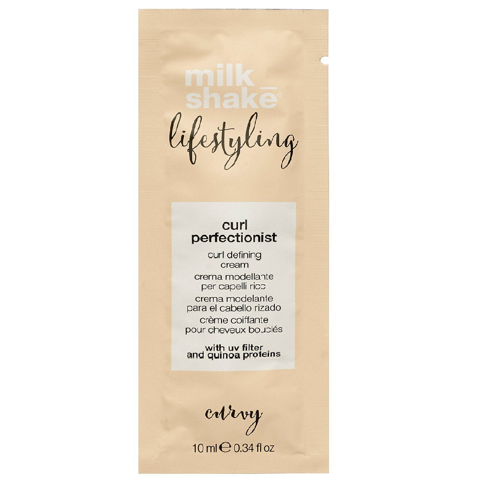 Milk Shake, Lifestyling Curl Perfectionist, Biologische Fruchtextrakte, Haarstyling-Creme, 10 ml