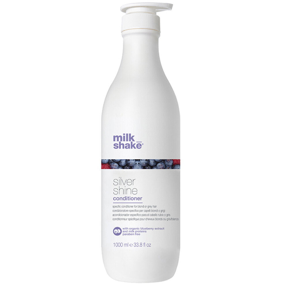 Milk Shake Milk Shake, Silver Shine, Parabenfrei, Haarspülung, Zur Neutralisierung von Gelbtönen, 1000 ml Regular
