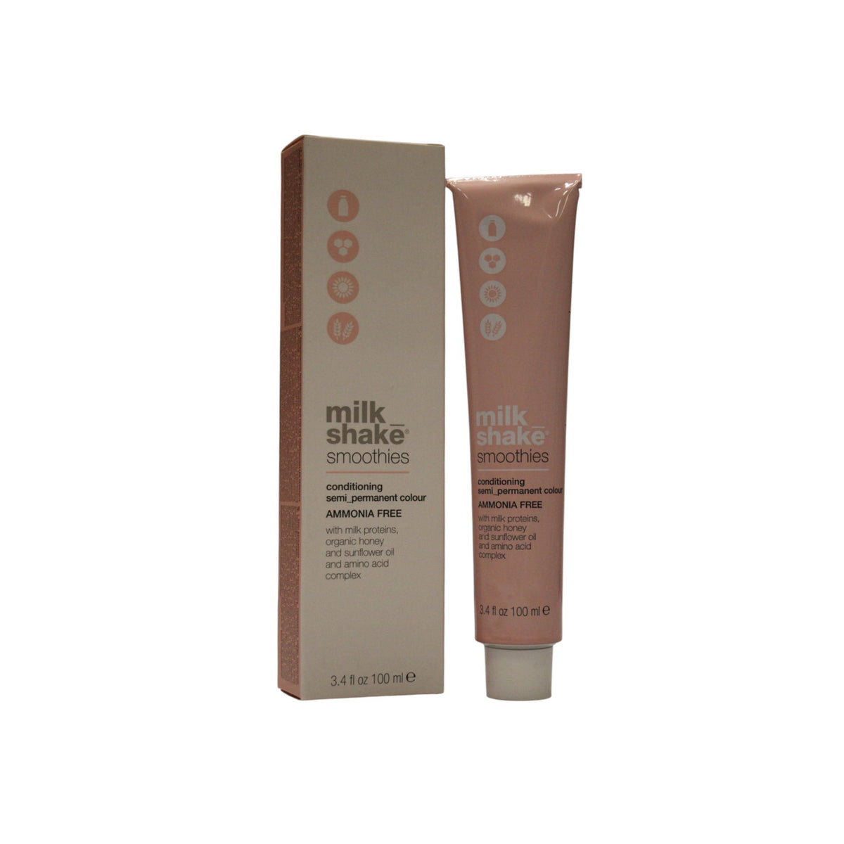 Milk Shake, Smoothies, Semi-permanente Haarfarbe, 10.16 Platinum Intense Pink Ash Blonde, 100 ml