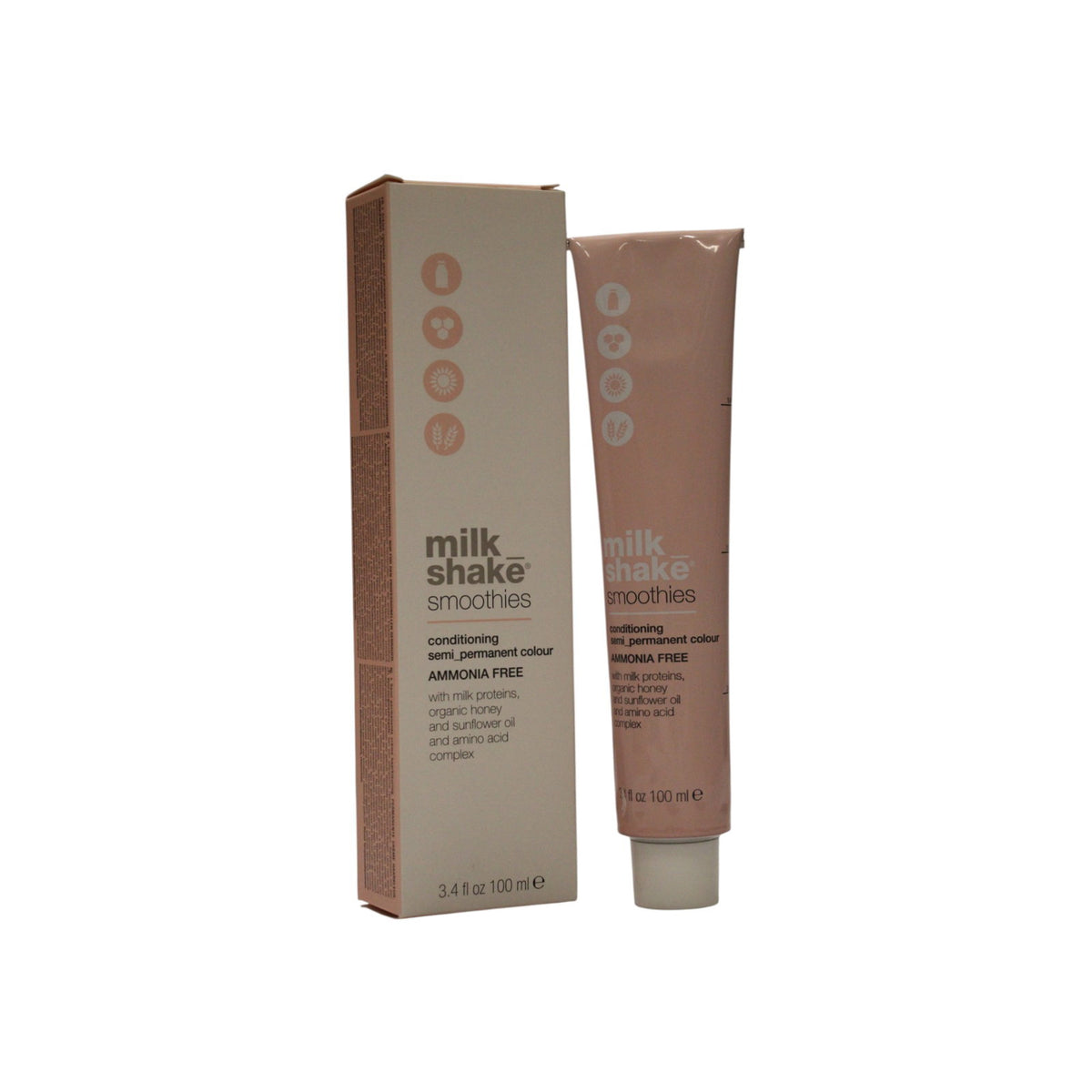 Milk Shake, Smoothies, Semi-permanente Haarfarbe, 6.88 Intense Moka Dark Blond, 100 ml