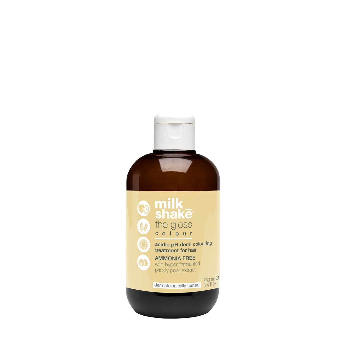 Milk Shake Milk Shake, The Golss Acidic pH, Demi-permanente Haarfarbe, 4 Castano, 60 ml Regular
