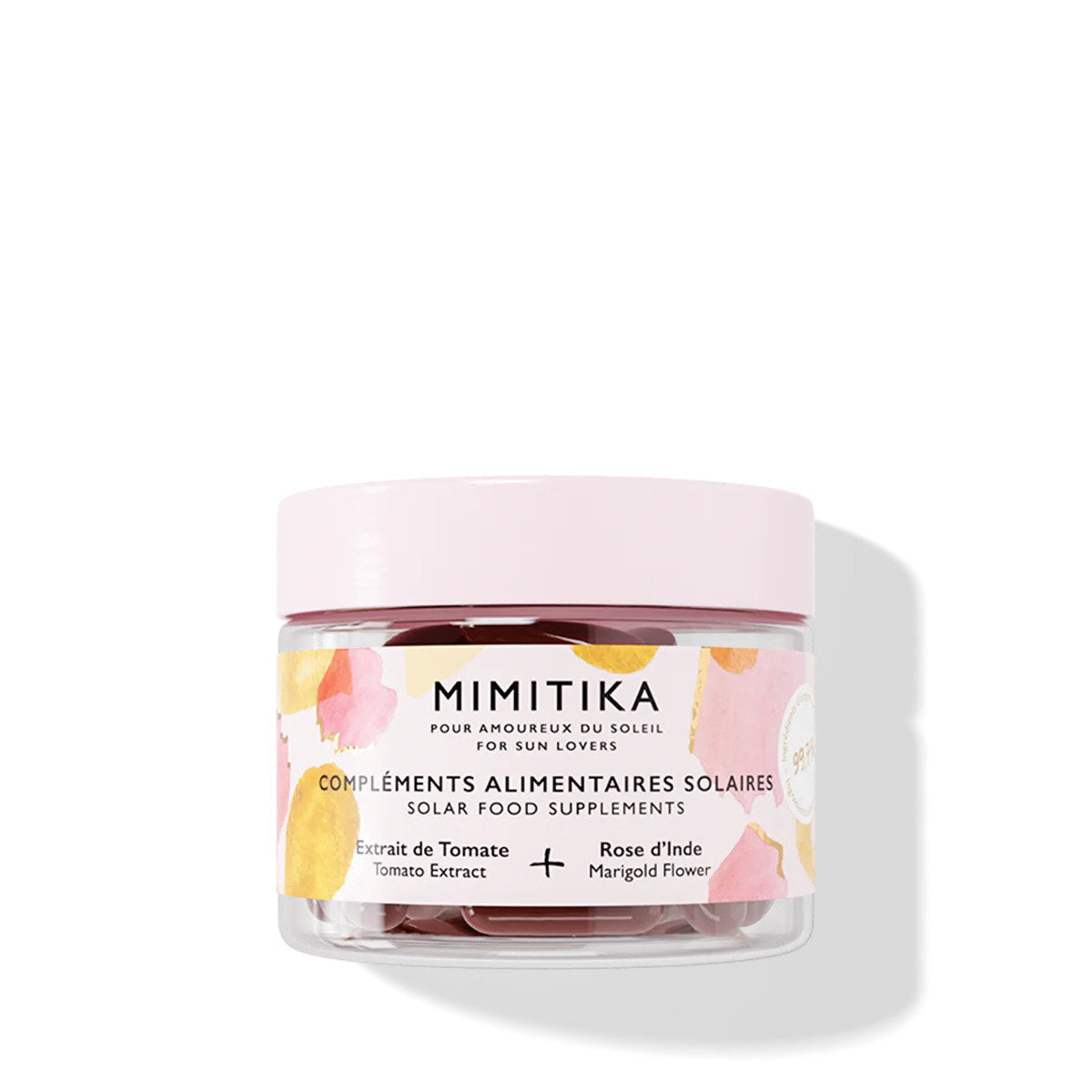 Mimitika, Solar Food, Tomatenextrakt & Ringelblumenblüte, Sonnenschutz, Tag, Ergänzungsmittel, 25 g