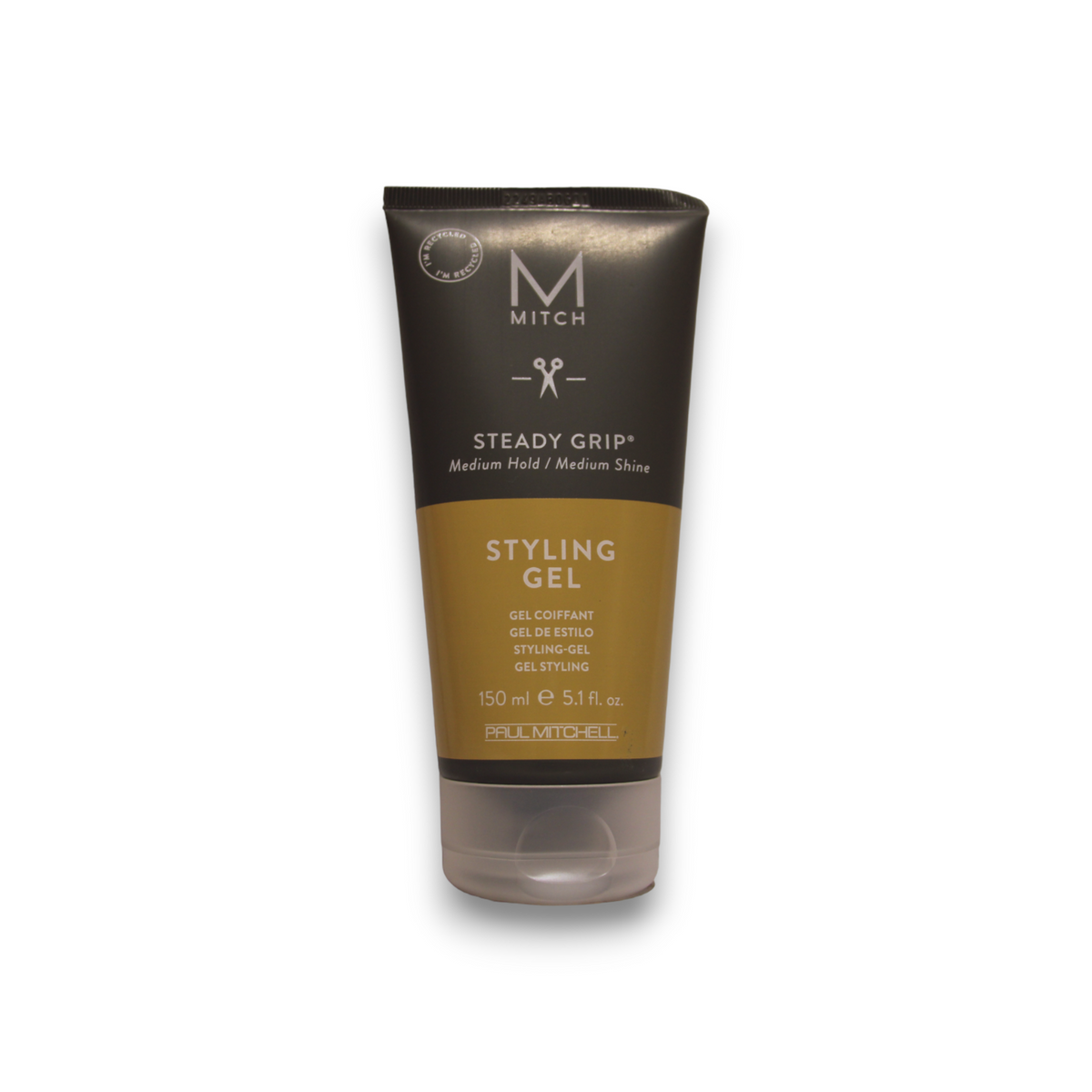 Mitch by Paul Mitchell, Styling Steady Grip, Parabenfrei, Haarstyling-Gel, Natürlicher Glanz, Fester Halt, 150 ml