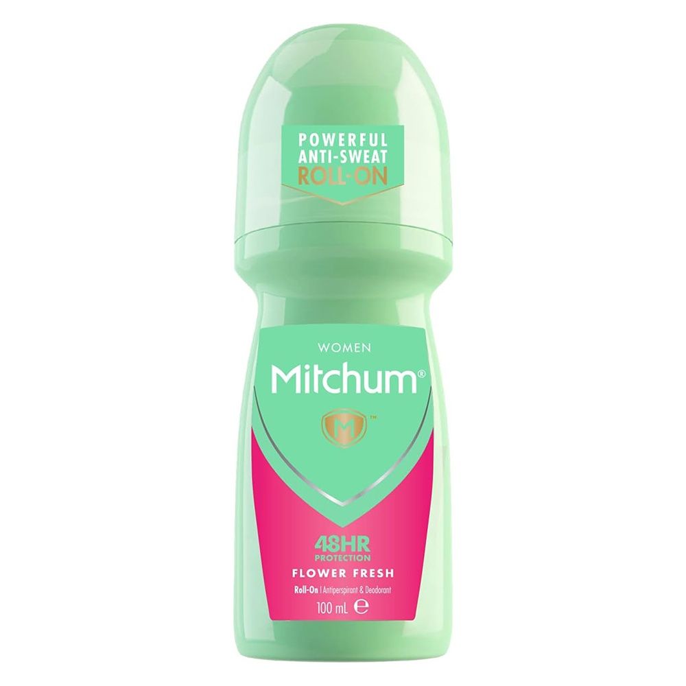 Mitchum, Flower Fresh, Antitranspirant, Deodorant-Roll-On, Für Frauen, 100 ml