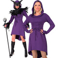 "MITTELALTER / GOTHIKKLEID ZUM SCHNÜREN" (Kleid mit Kapuze) – Vorderansicht