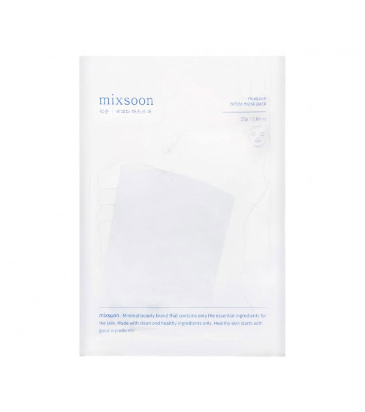 Mixsoon, Bifida, Soothing & Repairing, Gesichtsmaske, Für das Gesicht, Tag & Nacht, 25 g