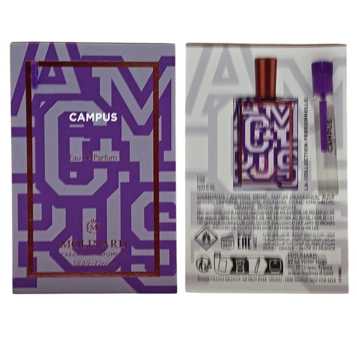 Molinard Collection Personnelle Campus Eau de Parfum 1 ml Fläschchen