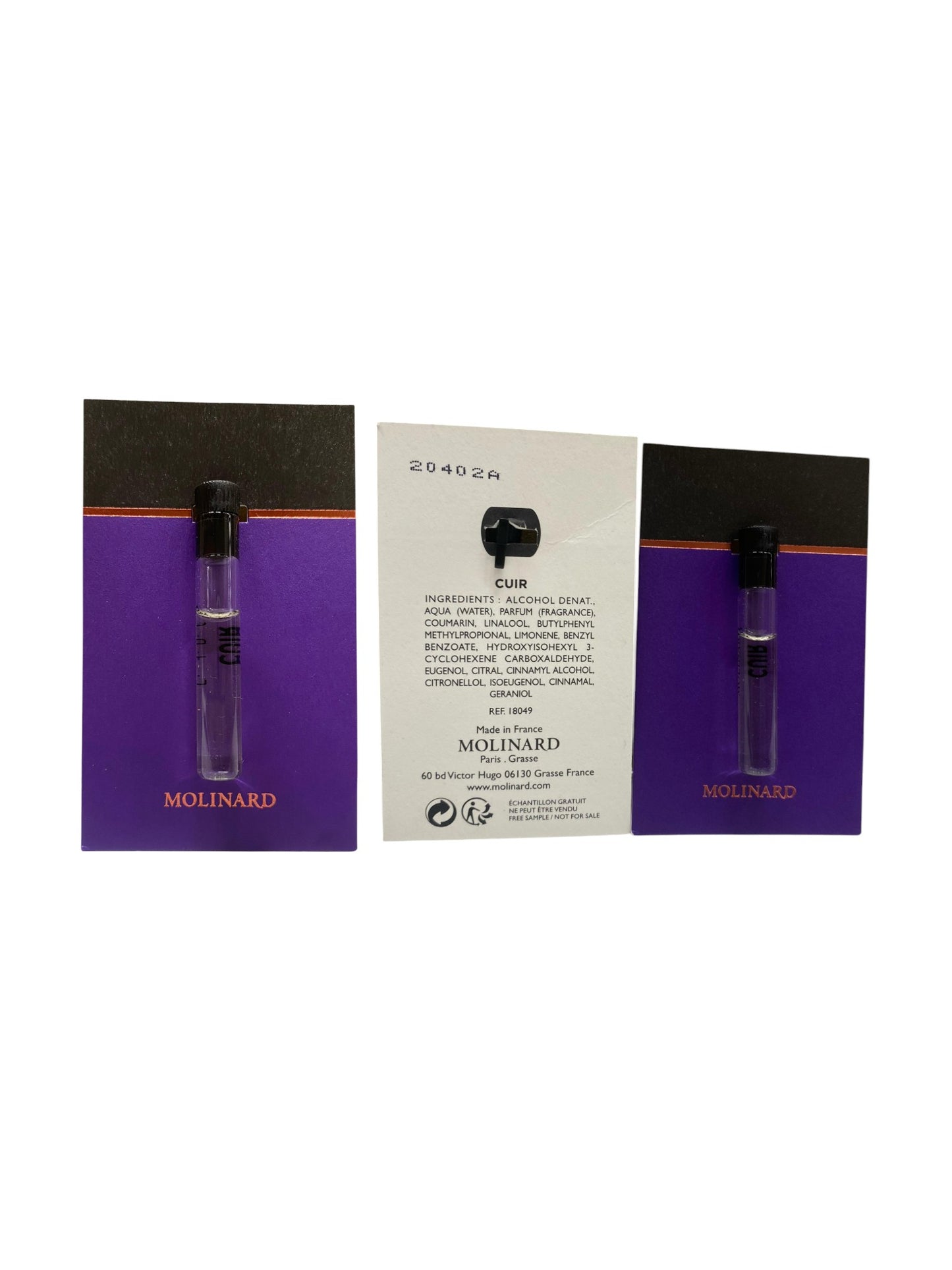 Molinard Molinard, Les Elements Collection - Cuir, Eau de Parfum, Für Frauen, 1 ml Fläschchen Vial