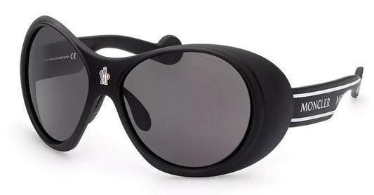 MONCLER SUNGLASSES Mod. BLACK OVAL ***SPECIAL PRICE*** ML0148 6402A Sonnenbrille Schwarz