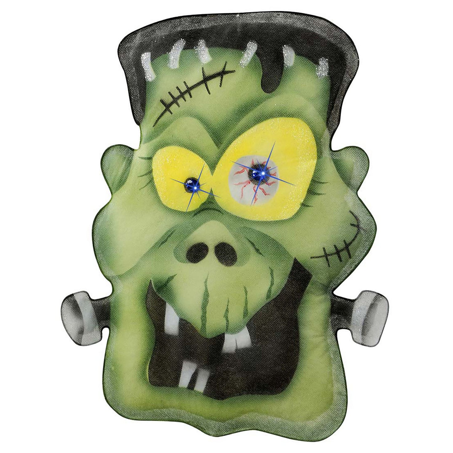"MONSTER AUS CHIFFON MIT JUWEL - AUGEN" 40x52 cm – Vorderansicht