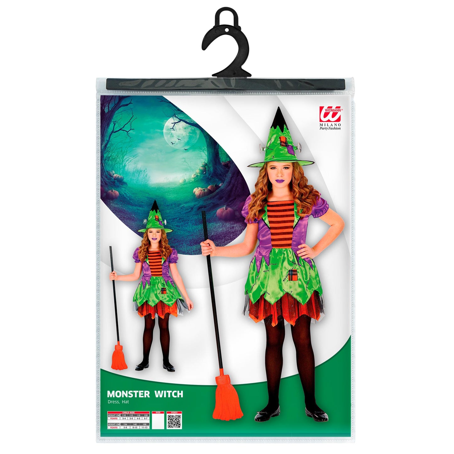 "MONSTERHEXE" (Kleid, Hut) – Ansicht 3