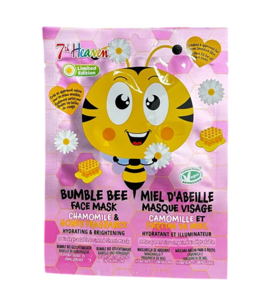 MONTAGNE JEUNESSE MONTAGNE JEUNESSE Bumble Bee Maske aus Tuch 1 Stück Kosmetik