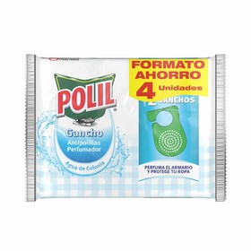 POLIL Mottenschutz-Kleiderbügel mit Eau de Cologne, 4 Stück