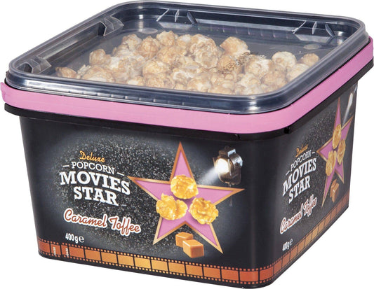 Movies Star Popcorn Dose Caramel Toffee 400g