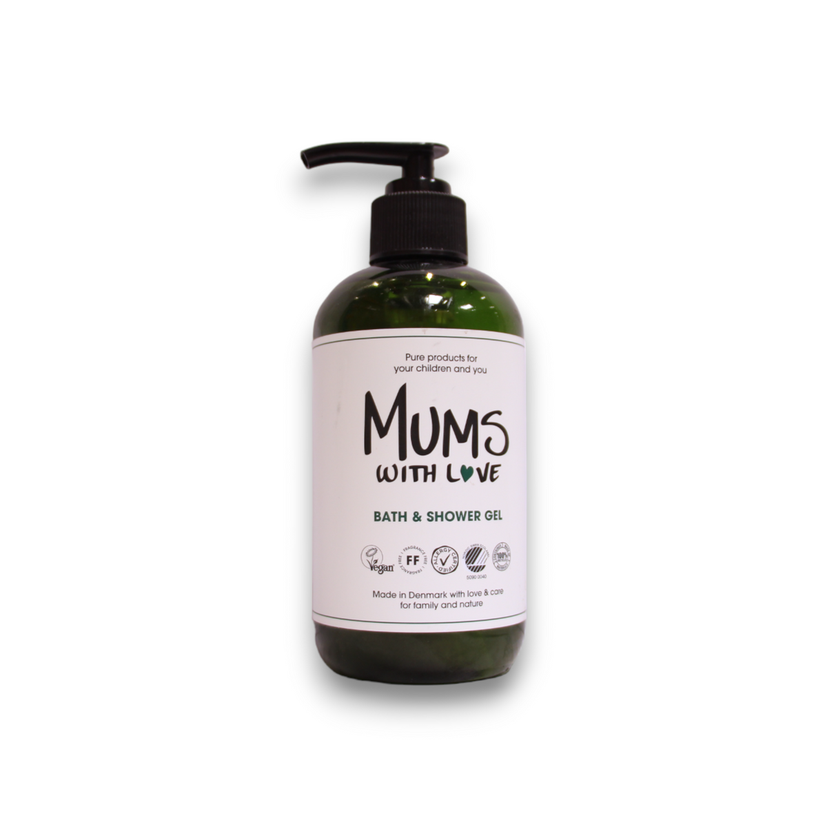 Mums With Love, Mums With Love, Reinigung und Hydratisierung, Duschgel, Für alle Hauttypen, 250 ml