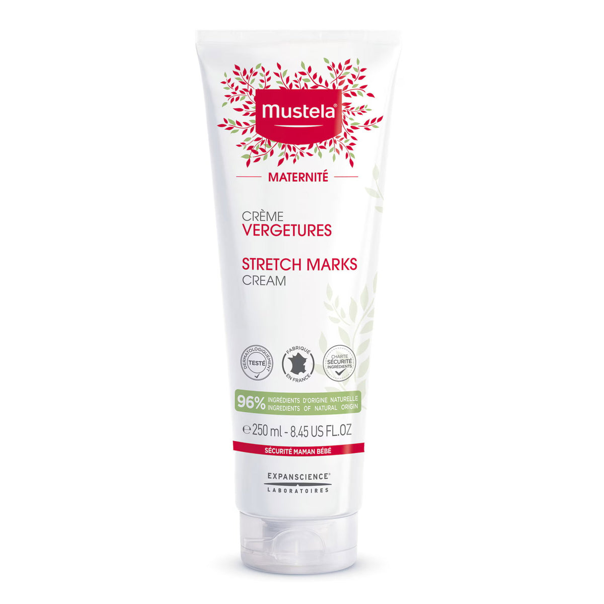 Mustela, Maternity, Bio, Gegen Dehnungsstreifen, Lokale Behandlungscreme, 250 ml