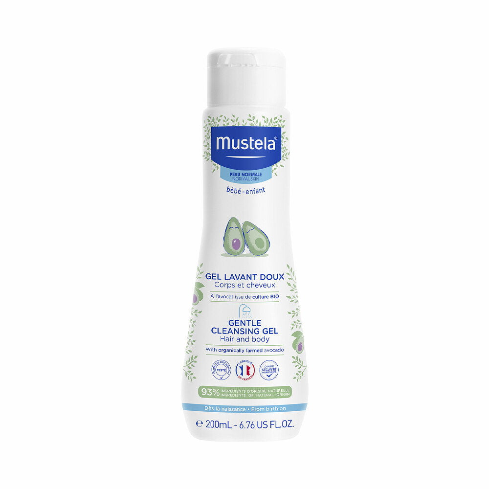 Mustela, Mustela, Avocado, Sanfte Reinigung, Reinigungsgel, Für Gesicht & Haar, 200 ml