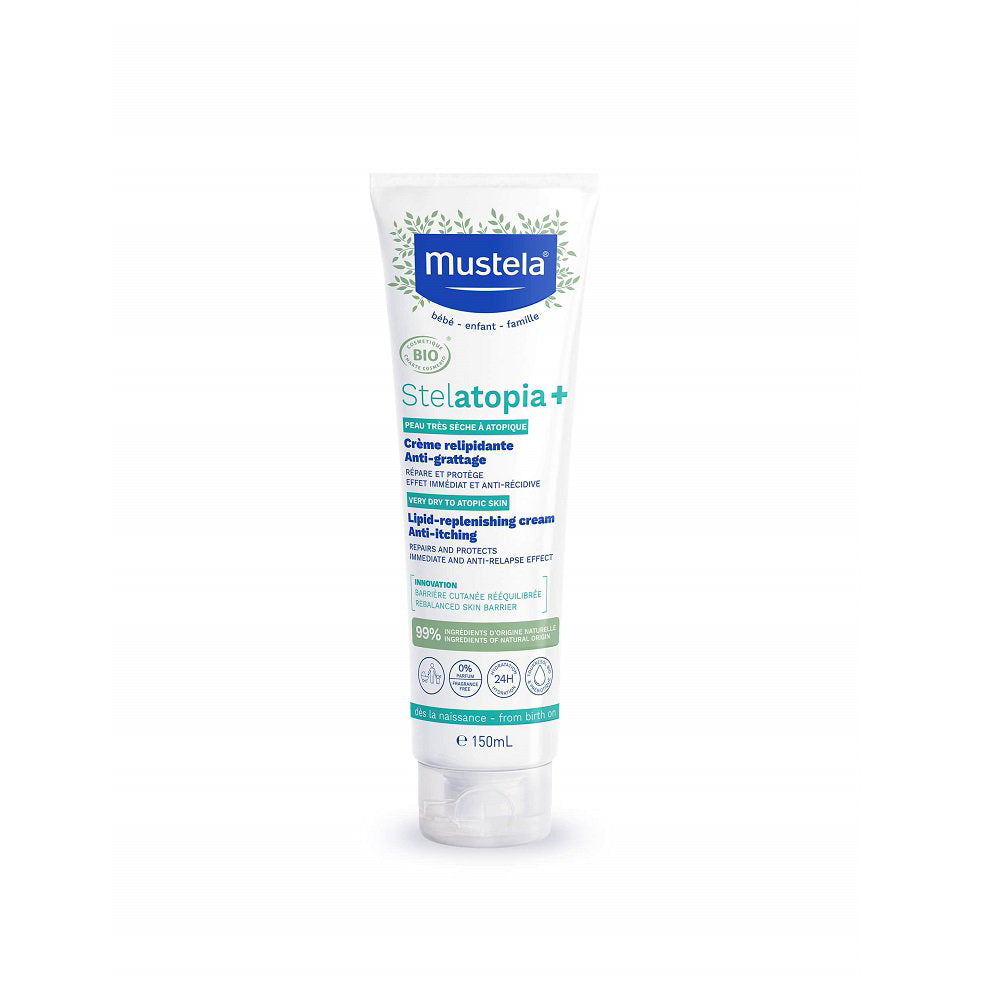 Mustela, Stelatopia+, Sonnenblume, Lipid Replenishing, Sahne, 150 ml