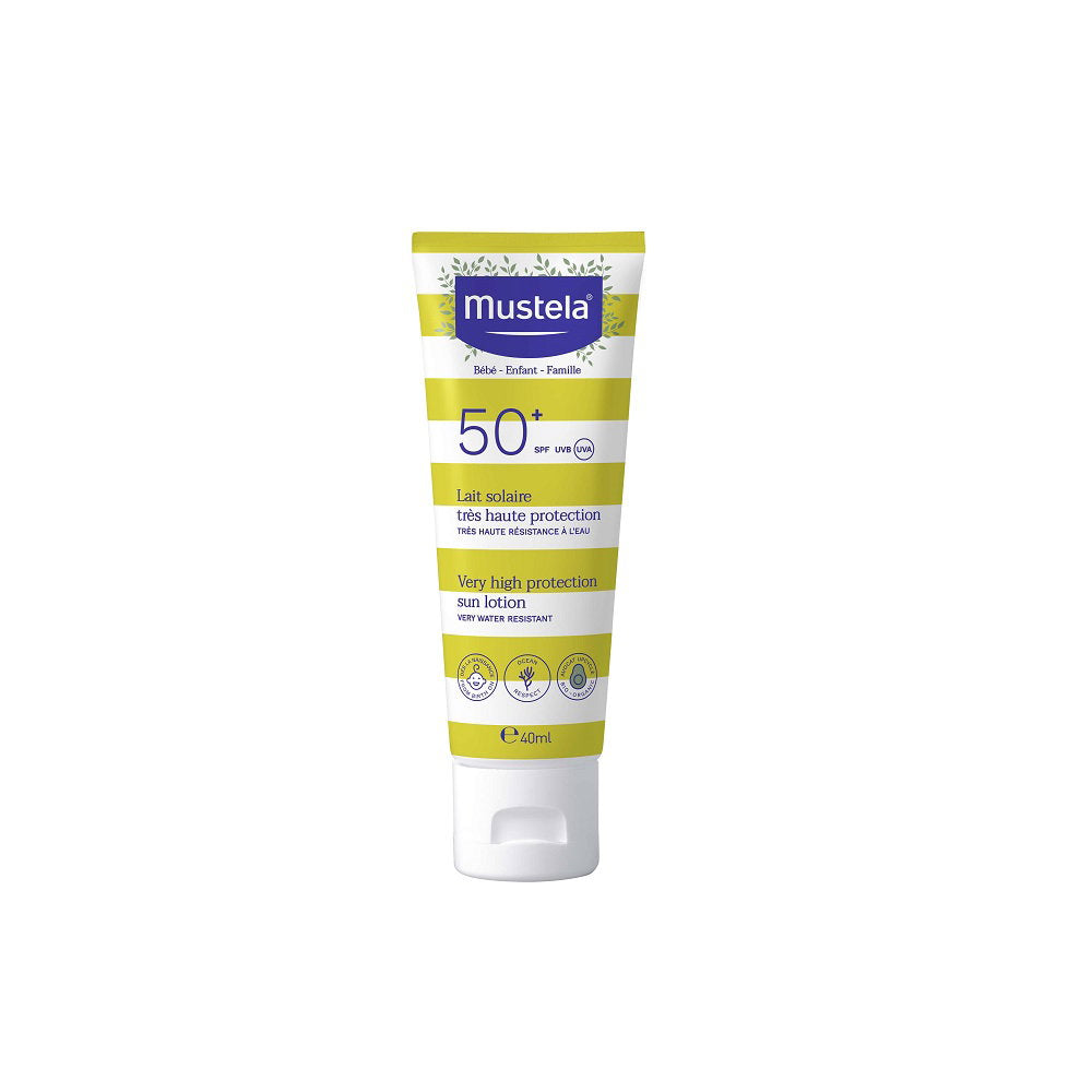 Mustela, Very High Protection, Wasserfest, Sonnencreme, SPF 50+, 40 ml
