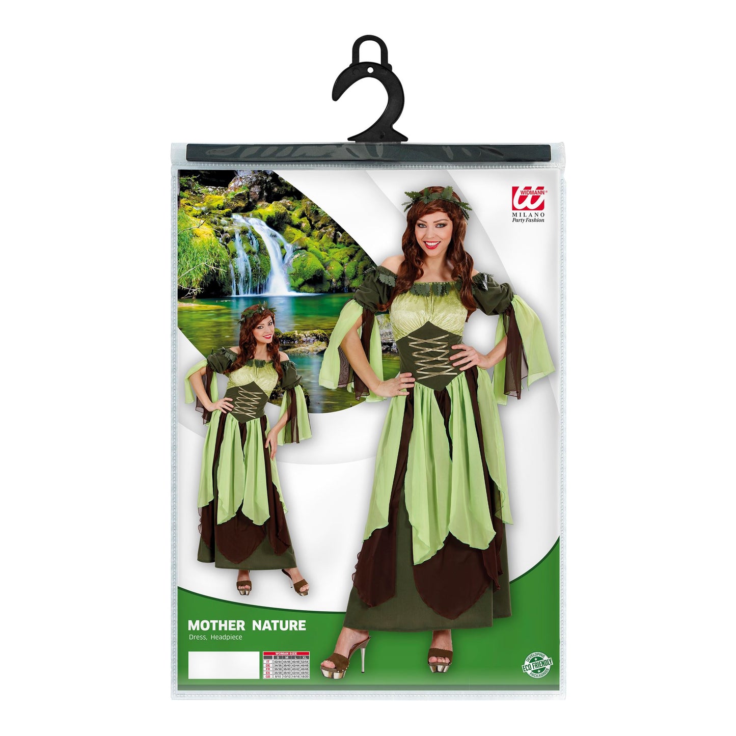 "MUTTER NATUR" (Kleid, Kopfbedeckung) – Ansicht 3