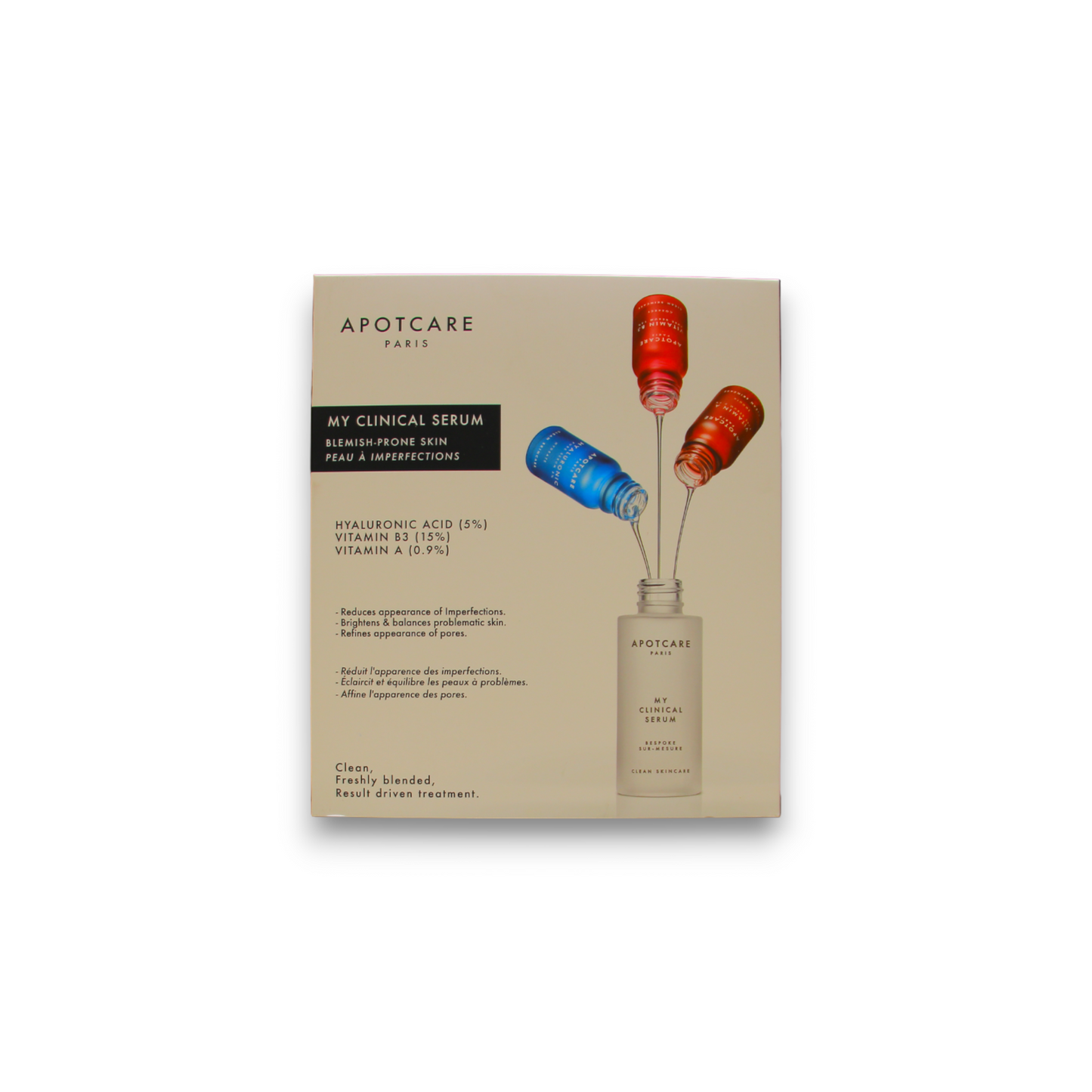 Apotcare Hautpflegeset My Clinical Serum Set Apotcare: Vitamin B3, Vitamin B3, Anti-Redness, Serum, For Face, 10 ml + Vitamin