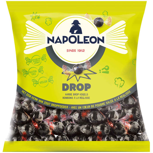 Napoleon Drop Bonbons 1kg - Lakritz und Brausepulver – Produktansicht