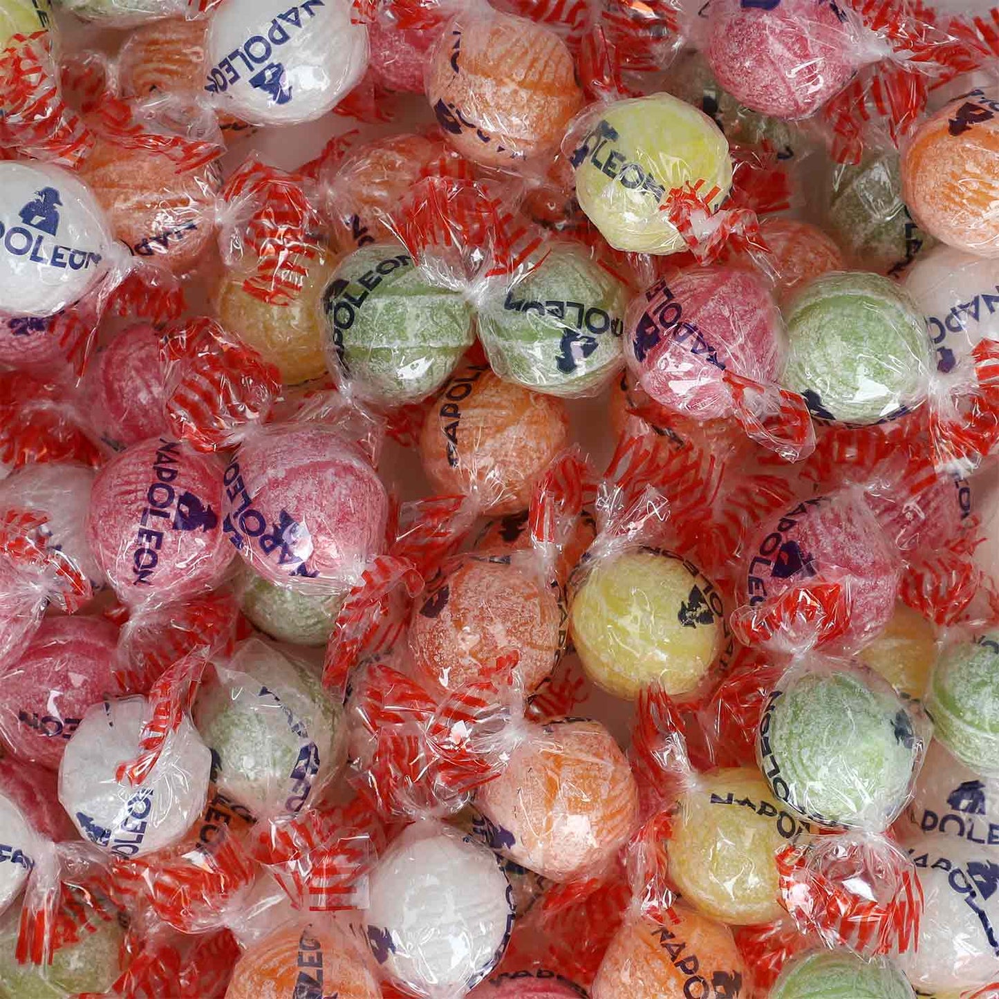 Napoleon Fruitmix Bonbons 1kg Vegane Fruchtbonbons mit Brausefüllung – Detailansicht