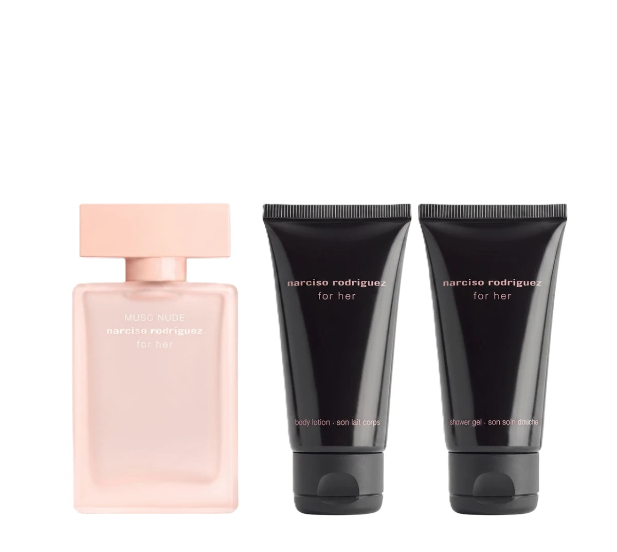 NARCISO RODRIGUEZ SET FOR HER MUSC NUDE EDP 50 ML + B/L 50+ S/G 50 ML