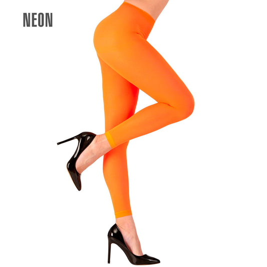 "NEON ORANGENE LEGGINGS" 70 DEN – Vorderansicht
