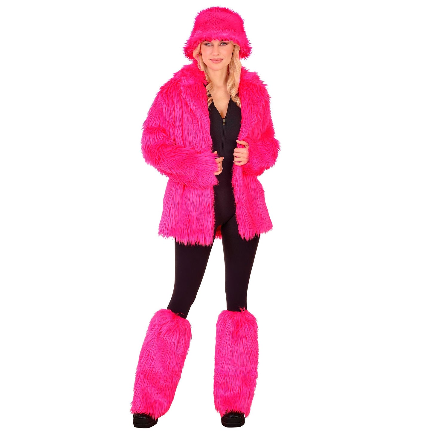 "NEON PINKE PLÜSCH BEINSTULPEN" – Ansicht 4