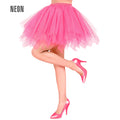 "NEON PINKES TUTU" mit Innentasche für LED-Lichter – Vorderansicht