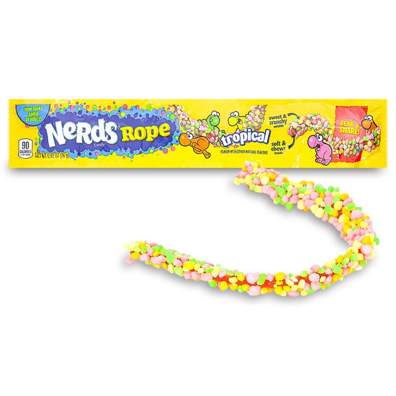 Nerds Rope Tropical 26g Bonbonstange - Candyshop.ch – Detailansicht