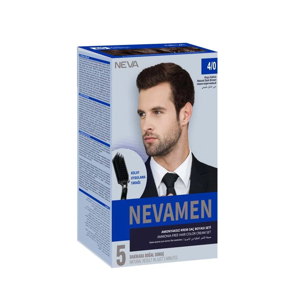 Neva, Nevamen, Semi-permanente Haarfarbe, 4/0 , 150 ml