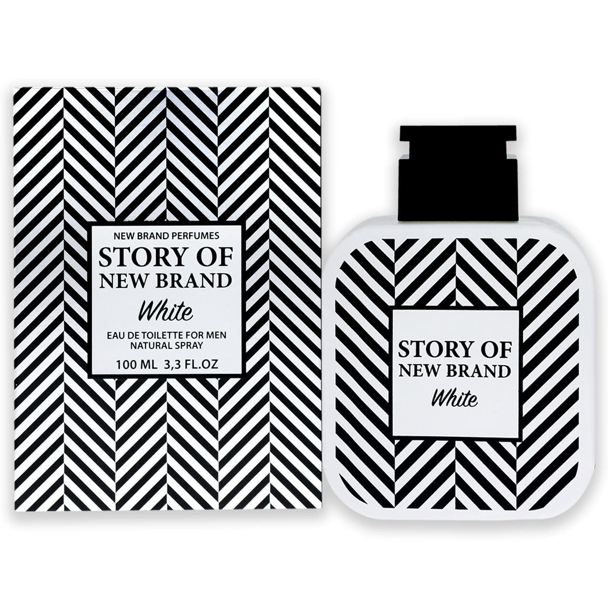 Story Of New Brand White Eau de Toilette für Männer, 100 ml
