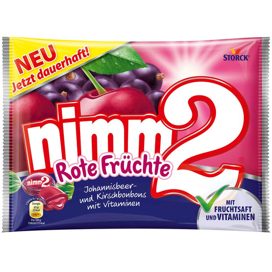 Nimm2 Rote Früchte 240g Johannisbeer- und Kirschbonbons