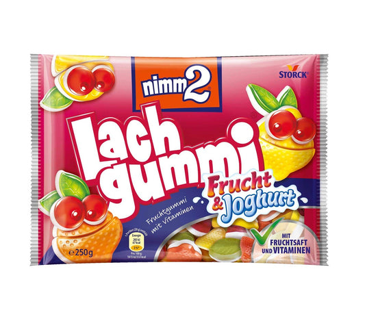 nimm2 Lachgummi Frucht & Joghurt 250g Fruchtgummi Snack – Produktansicht