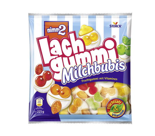 nimm2 Lachgummi Milchbubis 225g Fruchtgummi mit Schaumzucker – Produktansicht