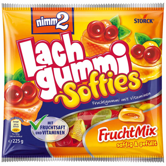 Nimm2 Lachgummi Softies 225g – Produktansicht