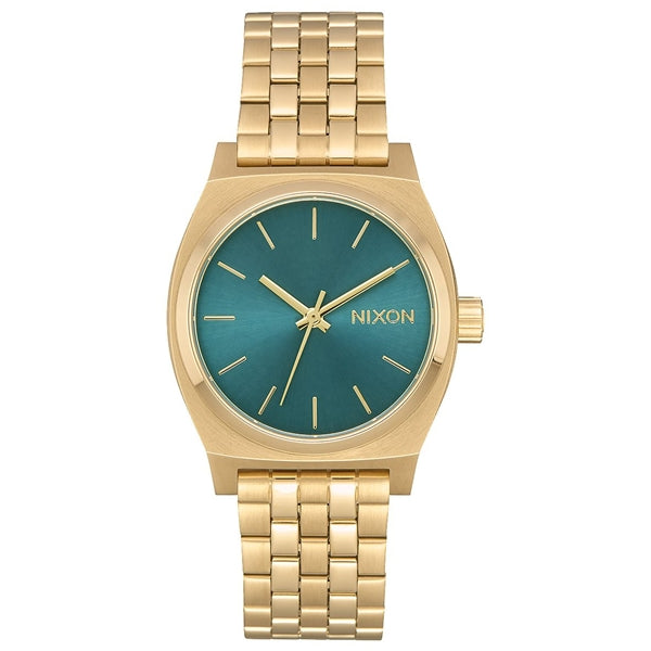NIXON MEDIUM TIME TELLER A1130-2626 Only Time Armbanduhr 31 mm Gold ansicht-3