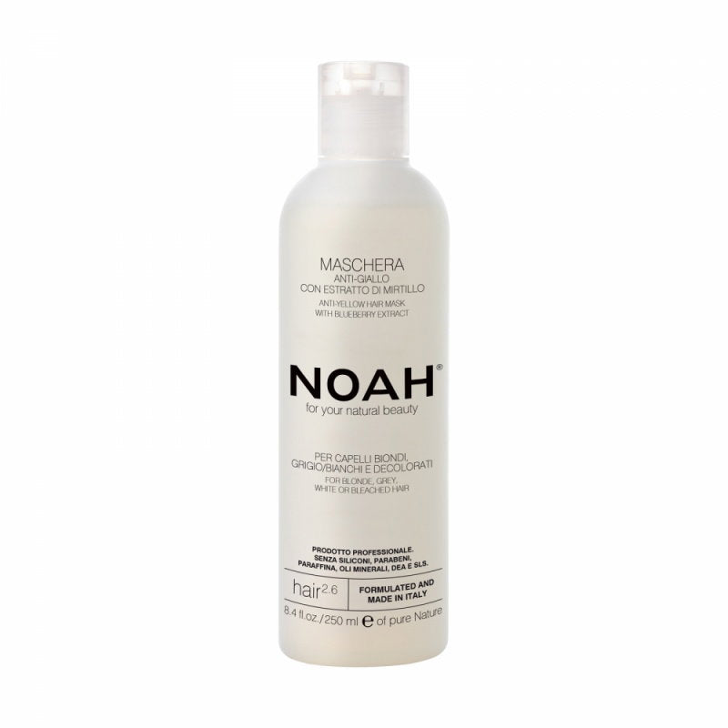 Noah, Natural, Haarbehandlungs-Crememaske, Anti-Gelb, 250 ml