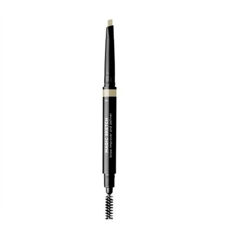 Nouba, Magic Sketch , Detailliert, Augenbrauencreme-Stift, 01, Braune Vanille, 0.2 g