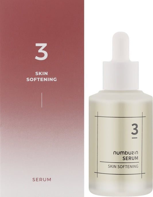 Numbuzin Numbuzin, No. 3 Skin Softening, Weichmachen, Serum, Für das Gesicht, 50 ml Regular