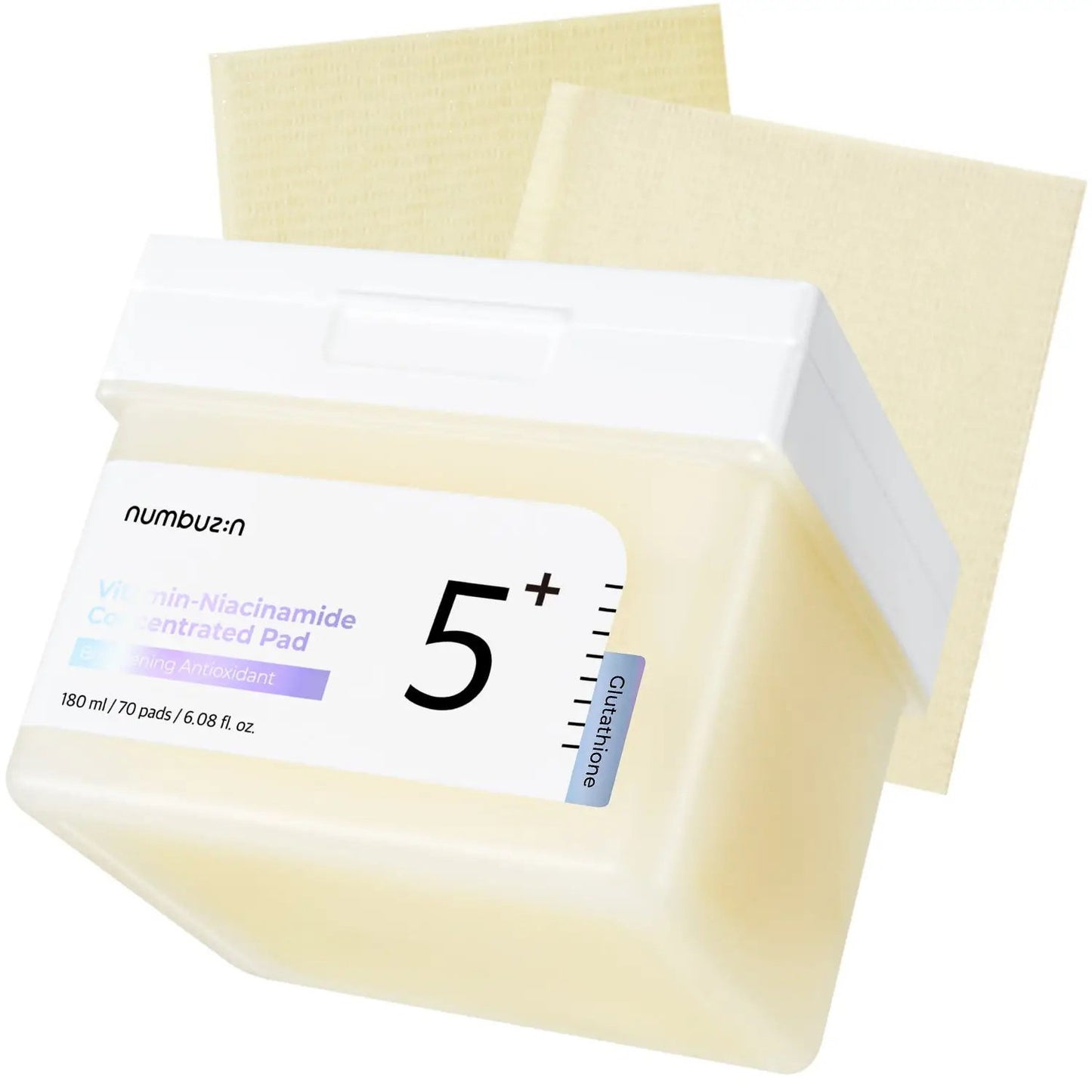 Numbuzin Numbuzin, No.5 Vitamin-Niacinamide Concentrated, Antioxidans, Reinigungspads Regular