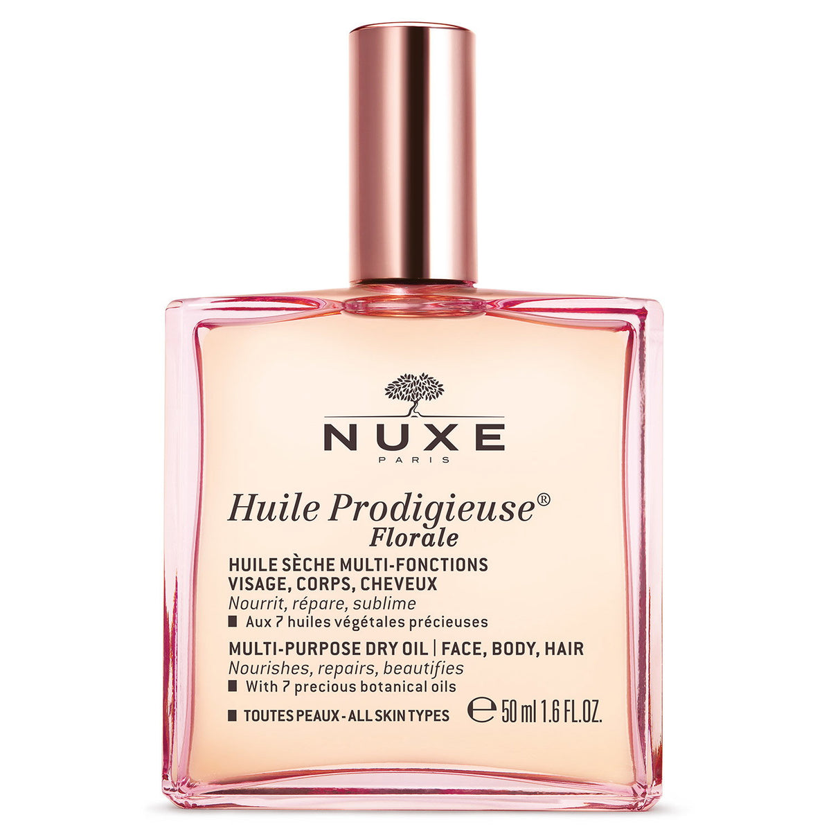 Nuxe, Huile Prodigieuse Multi-Purpose Floral, Körperöl, Für Gesicht, Körper & Haar, 50 ml