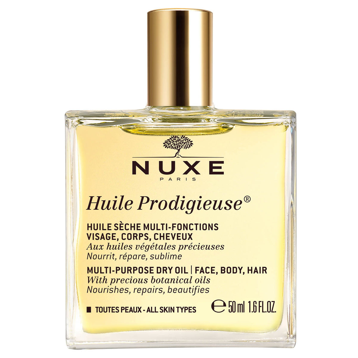 Nuxe, Huile Prodigieuse Multi-Purpose, Körperöl, Für Gesicht, Körper & Haar, 50 ml