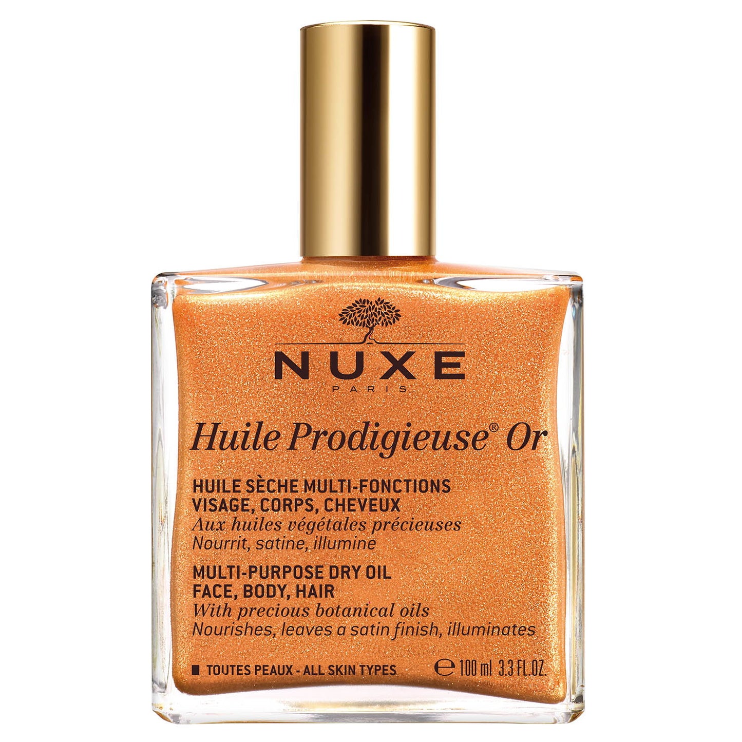 Nuxe Nuxe, Huile Prodigieuse Or Multi-Purpose, Körperöl, Für Körper, Gesicht & Haar, 100 ml Regular
