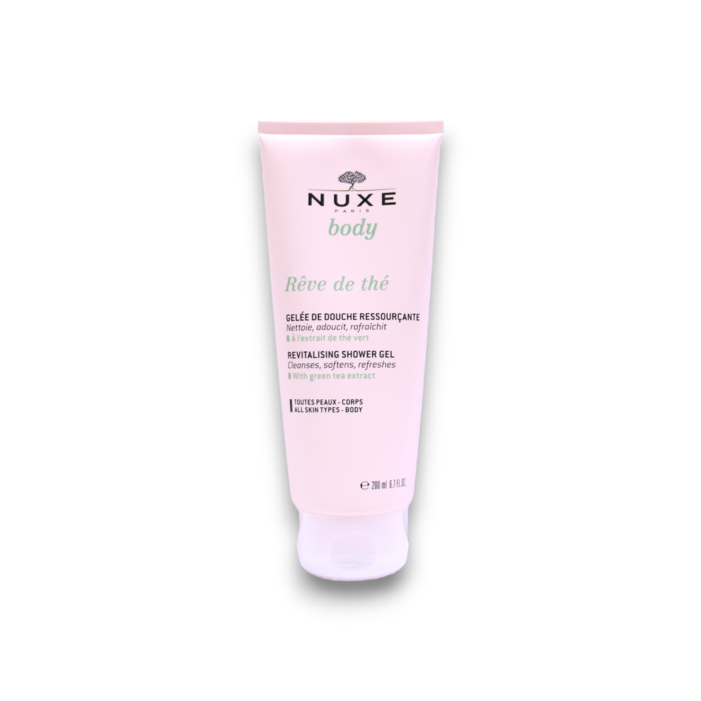 Nuxe Nuxe, Reve de The, Revitalisierung, Duschgel, Über den ganzen Körper, 200 ml Regular